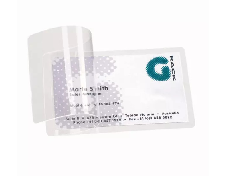 PLASTIFICATION A FROID CARTE FORMAT 54X86